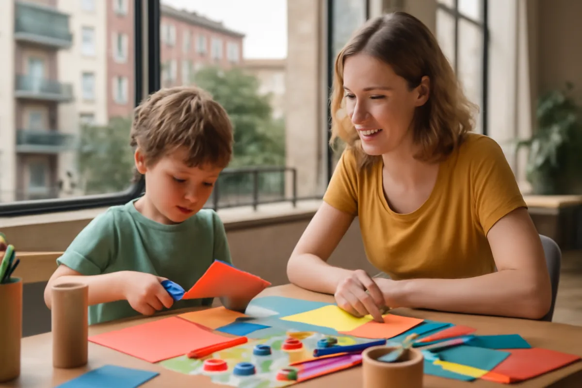 Vacanze in città: attività divertenti per bambini Mattinate creative con materiali semplici